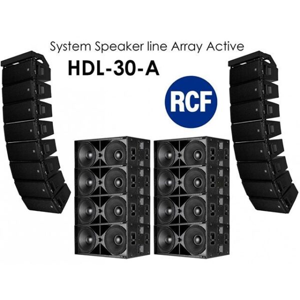 RCF HDL 30 Noleggio impianto line array